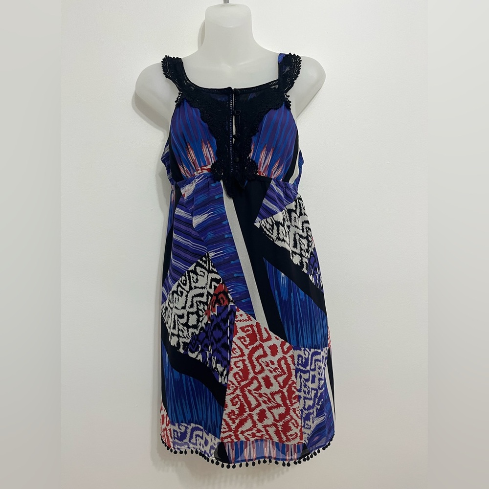 Guess Multicolor Silk Dress